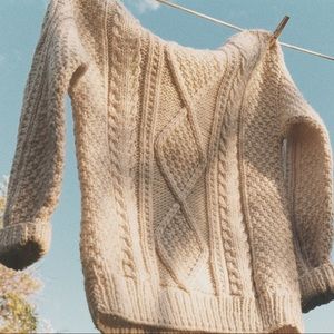 Handmade Vintage Fisherman Sweater